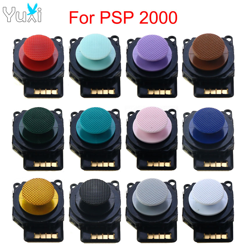 Gaming Console Psp - YuXi-3D Botão Joystick analógico para PSP,