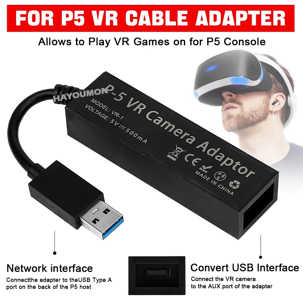 Gaming Console Usb - Adaptador de Cabo VR para PS5,