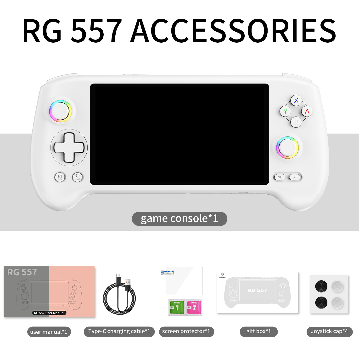 Gaming Console Handheld Android - Console de Jogos Portátil com WiFi,