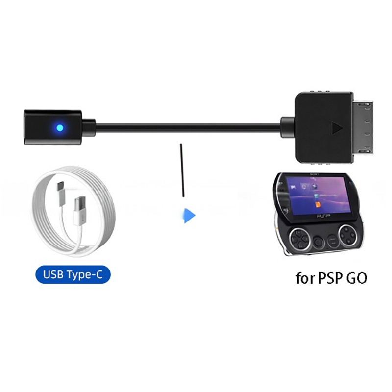Gaming Console Psp - Adaptador USB Tipo C Preto de