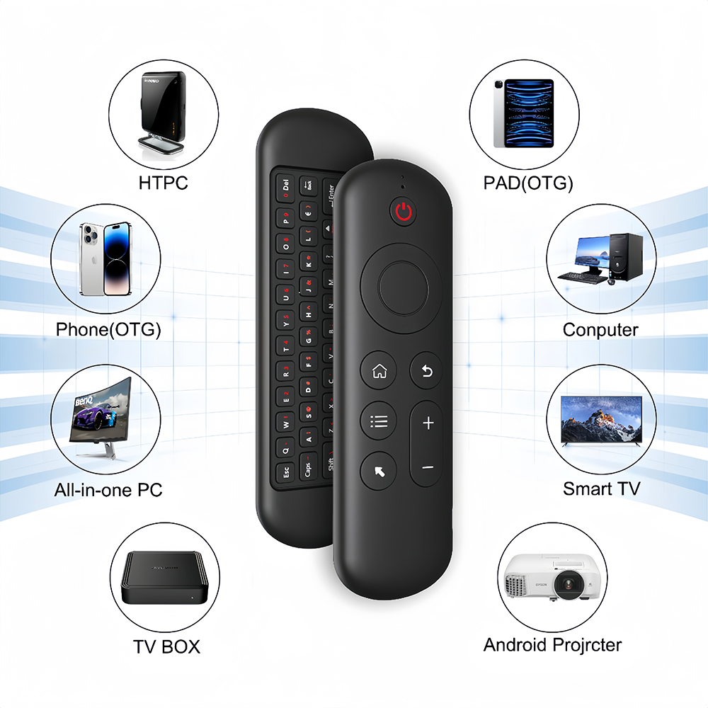 Bluetooth 5.2 teclado mini tec - Gaming Console For Smart Tv avaliação e preço