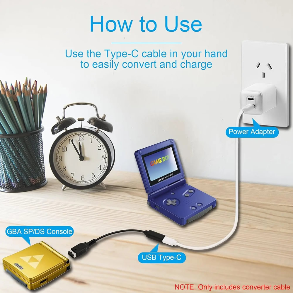 USB-C para gameboy advance sp  - Gaming Console Usb avaliação e preço