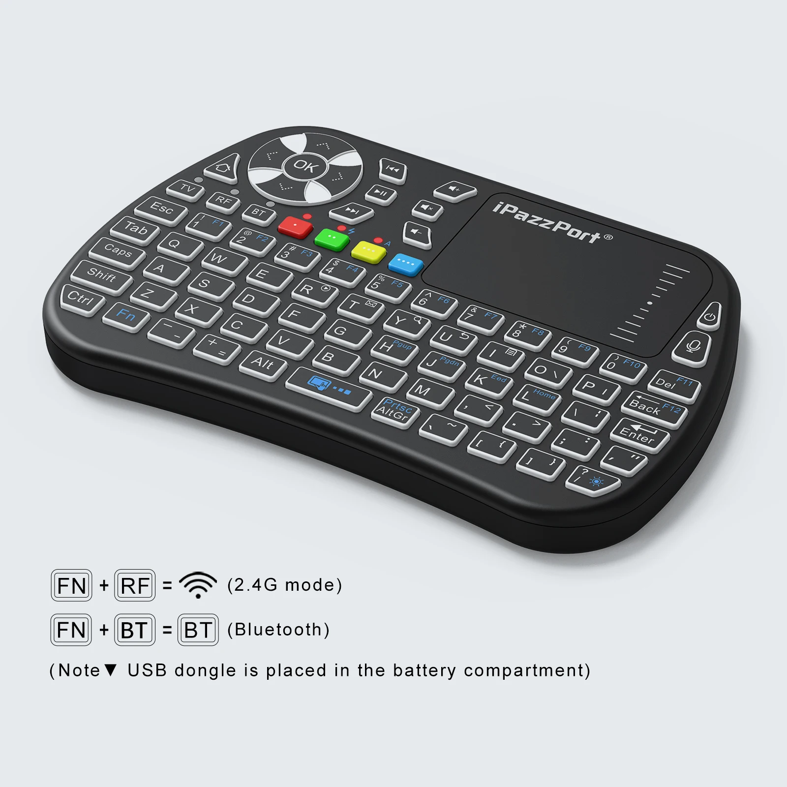 Mini teclado Bluetooth IPazzPo - Gaming Console For Smart Tv avaliação e preço
