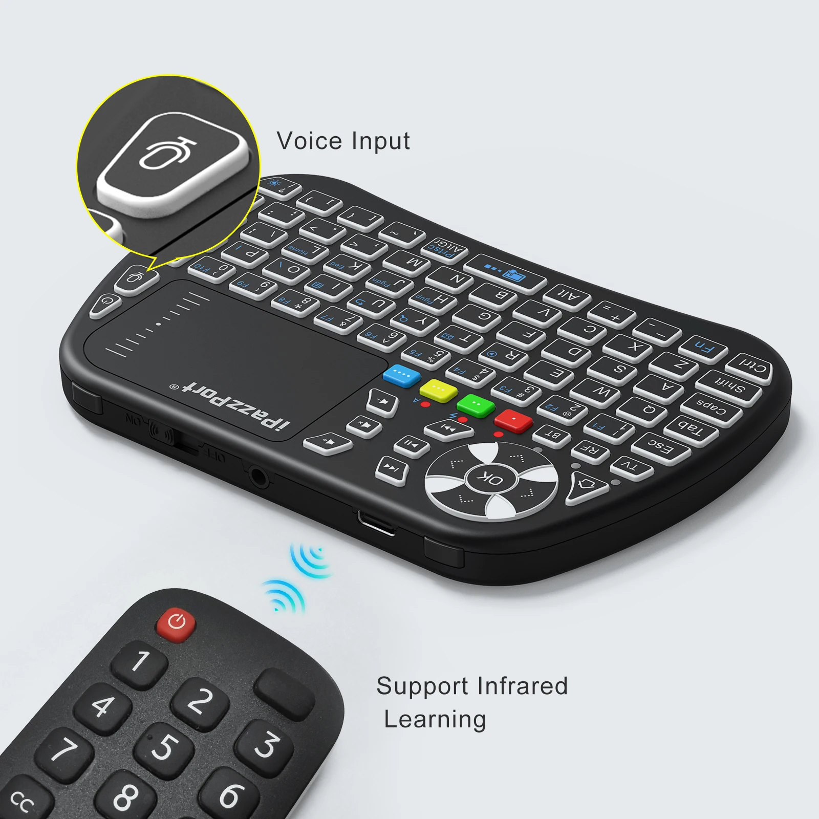 Mini teclado Bluetooth IPazzPo - Gaming Console For Smart Tv avaliação e preço