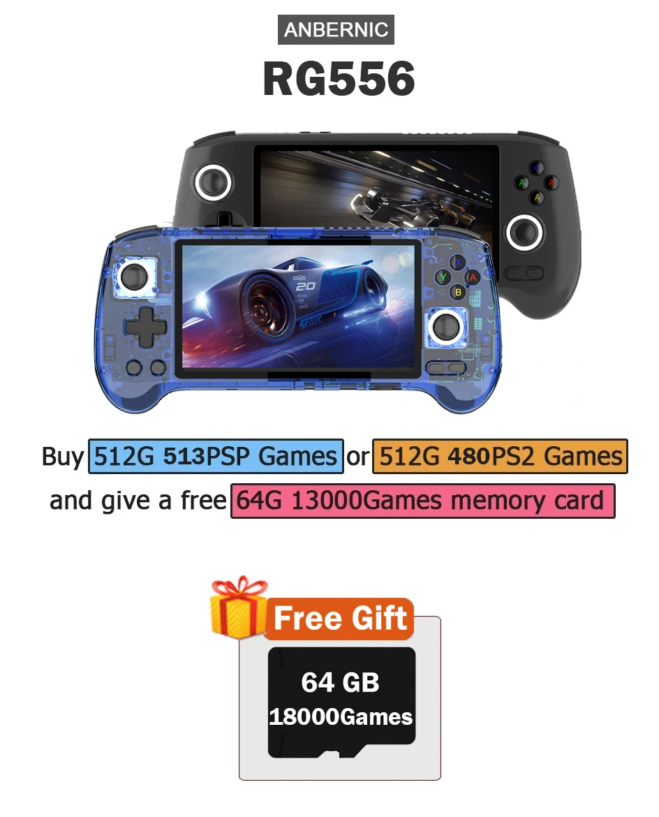 Anbernic rg556 console de jogo - Gaming Console Emulator avaliação e preço
